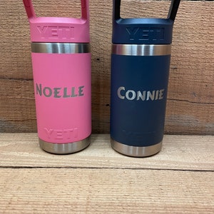 PERSONALIZED Authentic 12 oz Yeti Kids Bottle - LASER ENGRAVED -  ImpressMeGifts