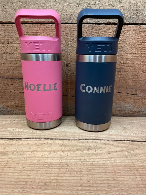 PERSONALIZED Authentic YETI 26 oz Straw Bottle - LASER ENGRAVED