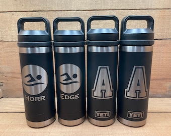 Custom Engraved YETI 18oz Bottle - Bulk Order, Personalized Gifts