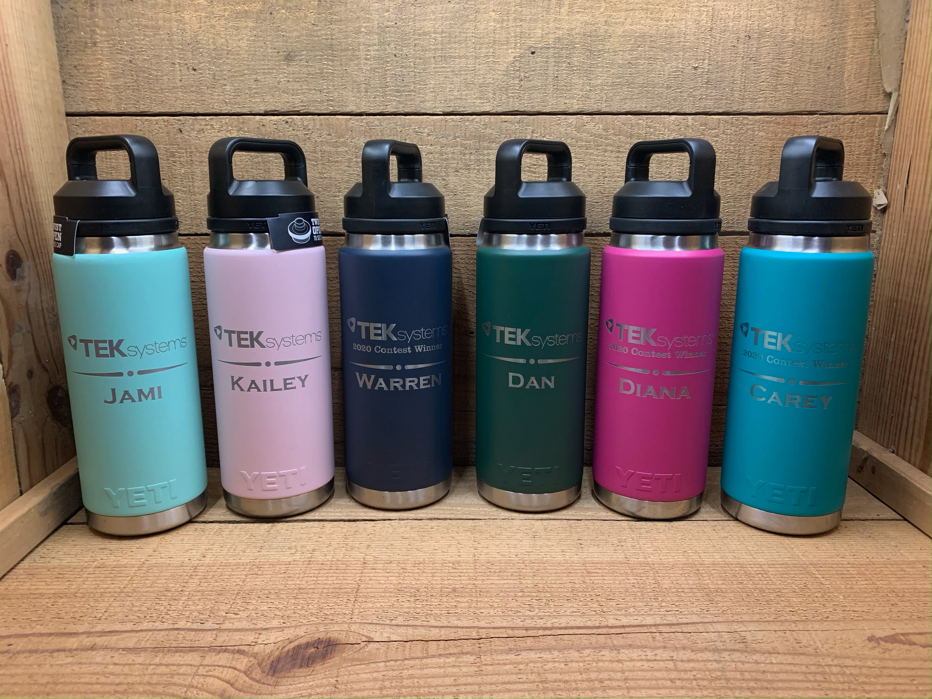 Custom Laser Engraved 26oz Rambler Water Bottle – Arcane Engraving