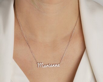 rose gold name necklace canada