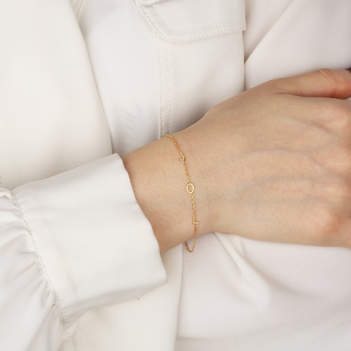 Letter Bracelet Initial Bracelet 