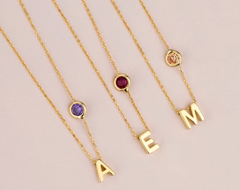 Personalisierte Gold Halskette, Sterling Silber Halskette, Personalisierte Gold Halskette, Silber Halskette, Muttertagsgeschenk, Brautjungfer Geschenk
