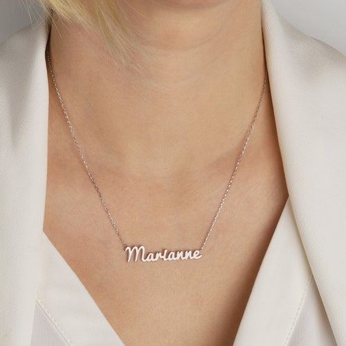 Custom Name Necklace Gold Name Necklace 