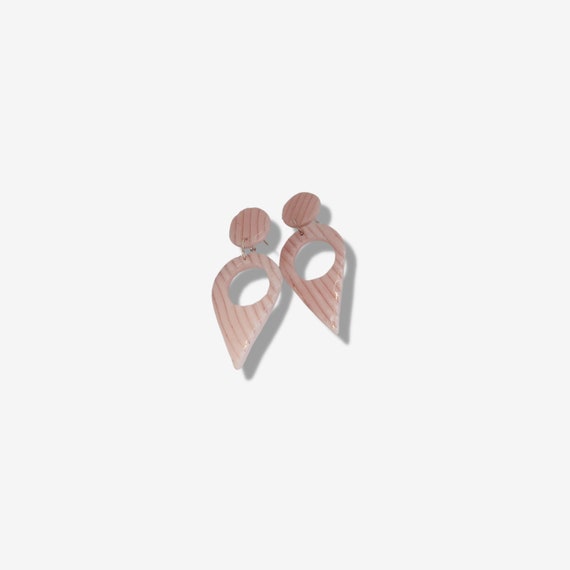 Modern Clay Symbolic Earrings - Find Your Route!, Geometric Earrings, Funny Earrings, Unique Gift for Girlfriend