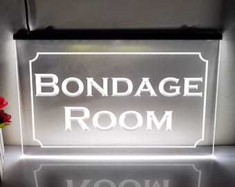 Enseigne néon LED pour salle de bondage, décoration lumineuse pour bondage, lumières coquines pour adultes