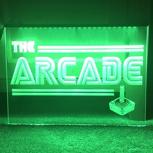The Arcade Illuminated Game Room Sign