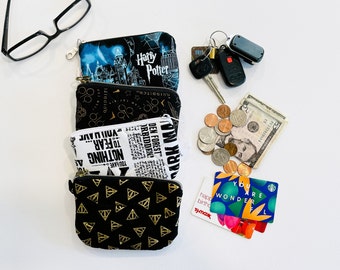 Ready to Ship. Quilted Padded Zipper Pouch. Coin Card Keys Earpods. Cotton Foam. Gift. Birthdays, Mothers day.