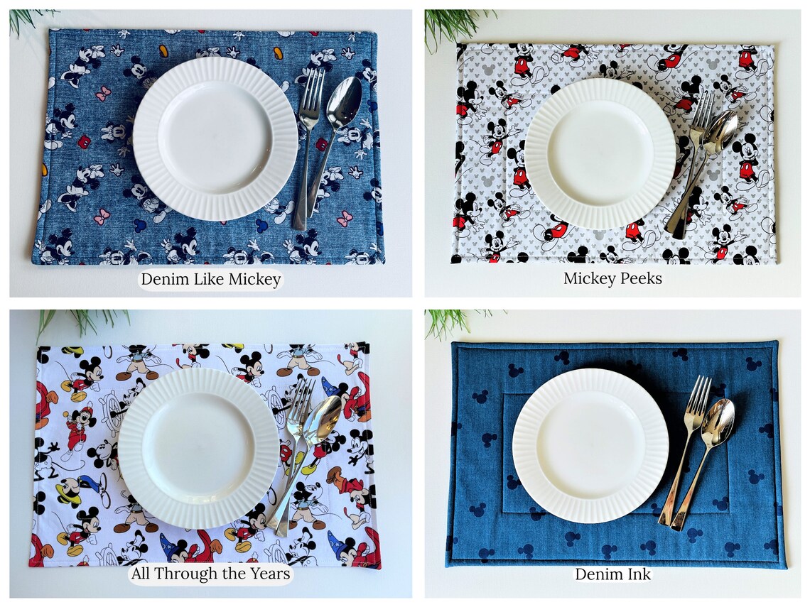 Custom Padded Placemats. 11 X 17 Inches. Dish Drying Mats. Etsy