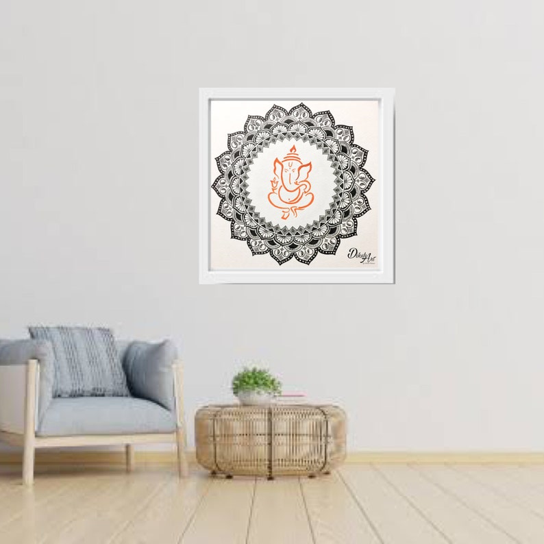 Printable Ganesha Wall Decor Indian God Ganesha Instant - Etsy