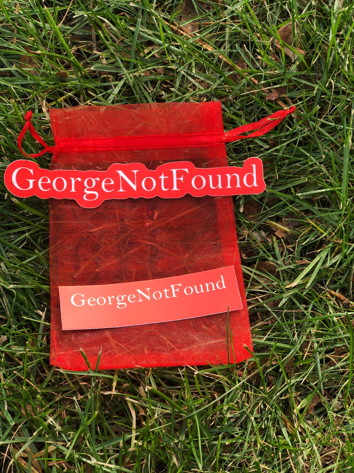 georgenotfound merch stickers