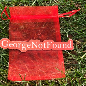 georgenotfound merch stickers
