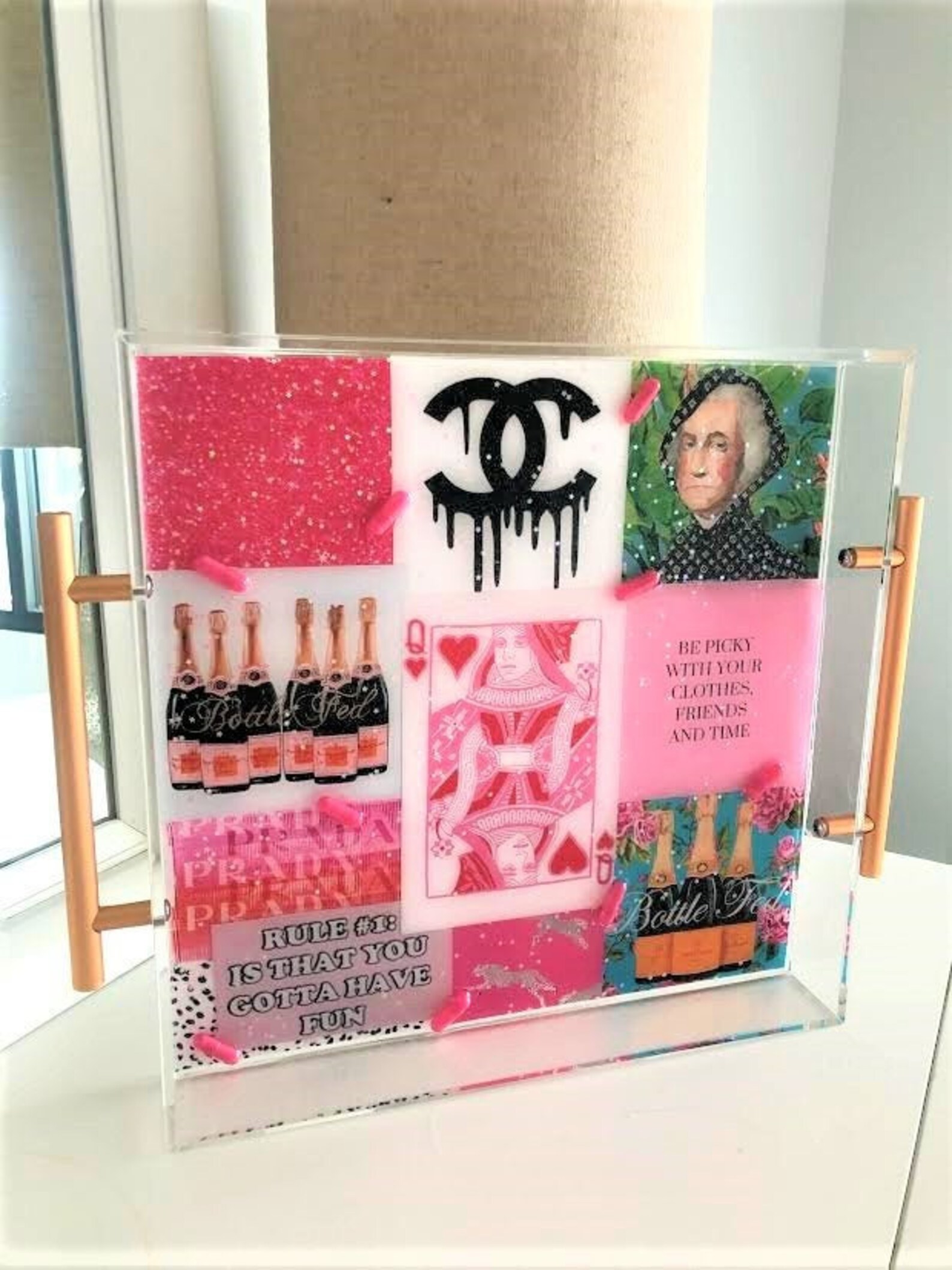 Resin Tray Pill Tray Pop Art Tray Esthetic Tray Jewelry Etsy