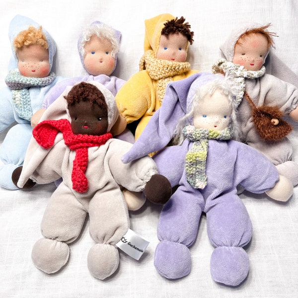 Poupée, poupées, poupée de chiffon, poupée bébé, cadeau bébé, poupée câlin, poupée de style Waldorf.
