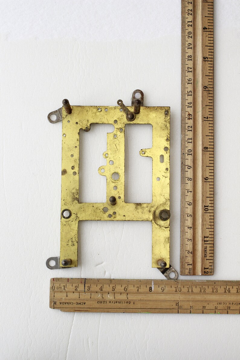 Large brass cuckoo clock parts clock parts brass plate Etsy