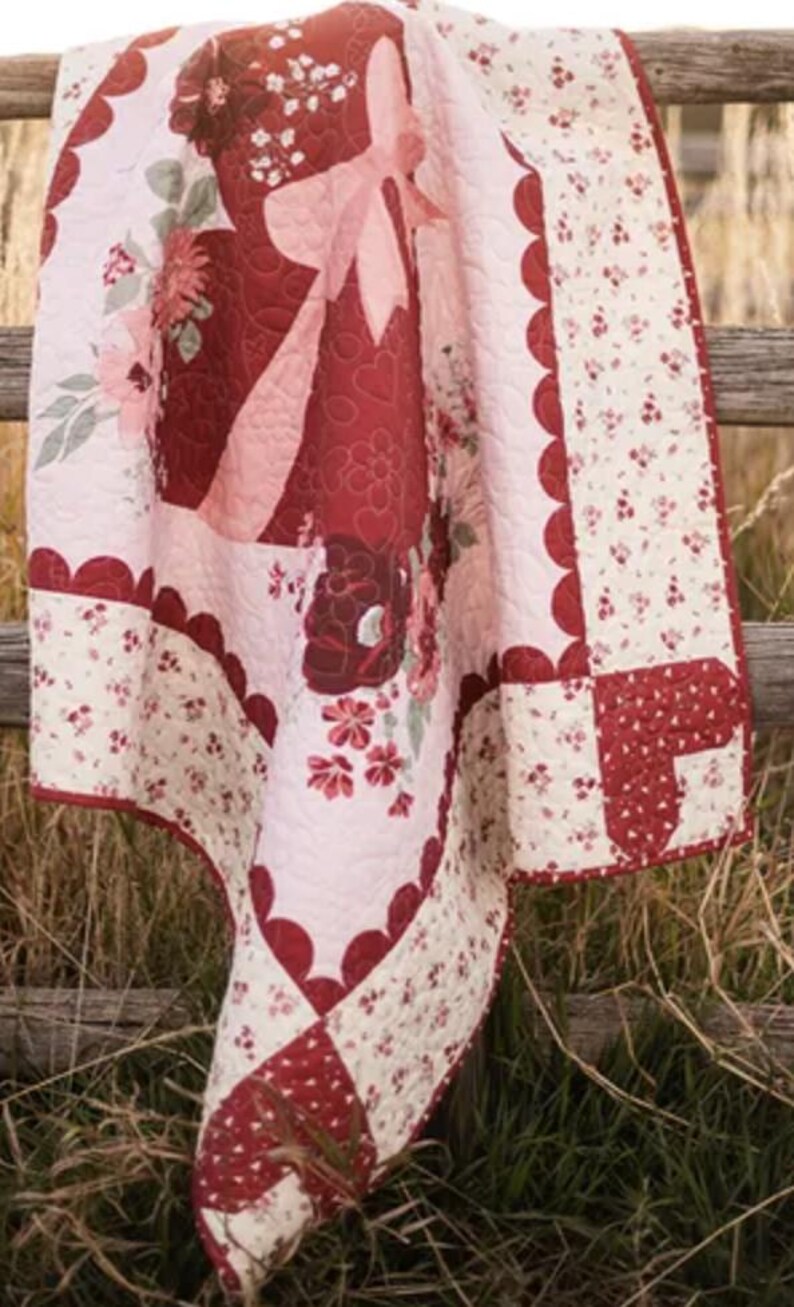 Love You Always Heart Panel Quilt Kit by Riley Blake Designs - Etsy