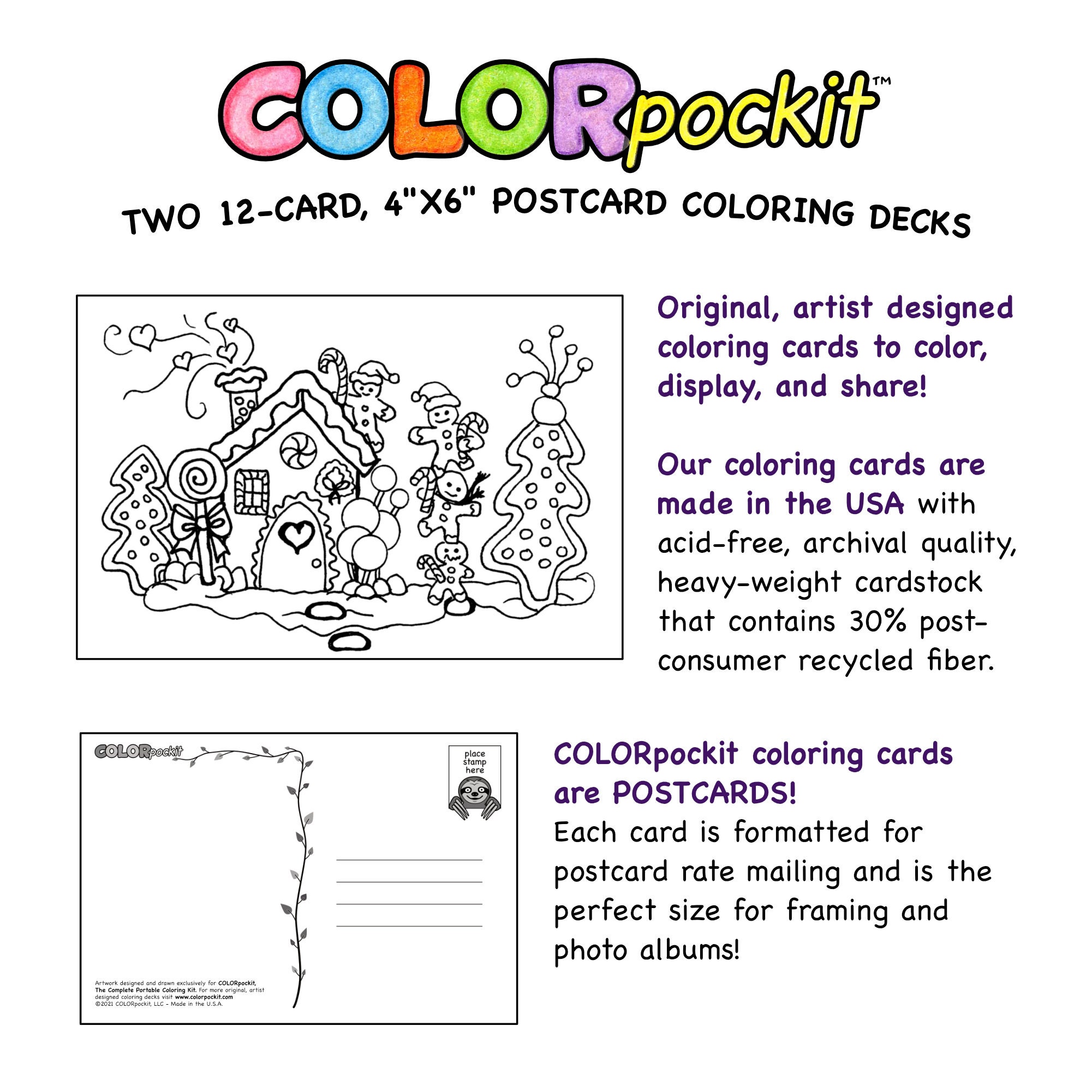 COLORpockit Portable Coloring Kit