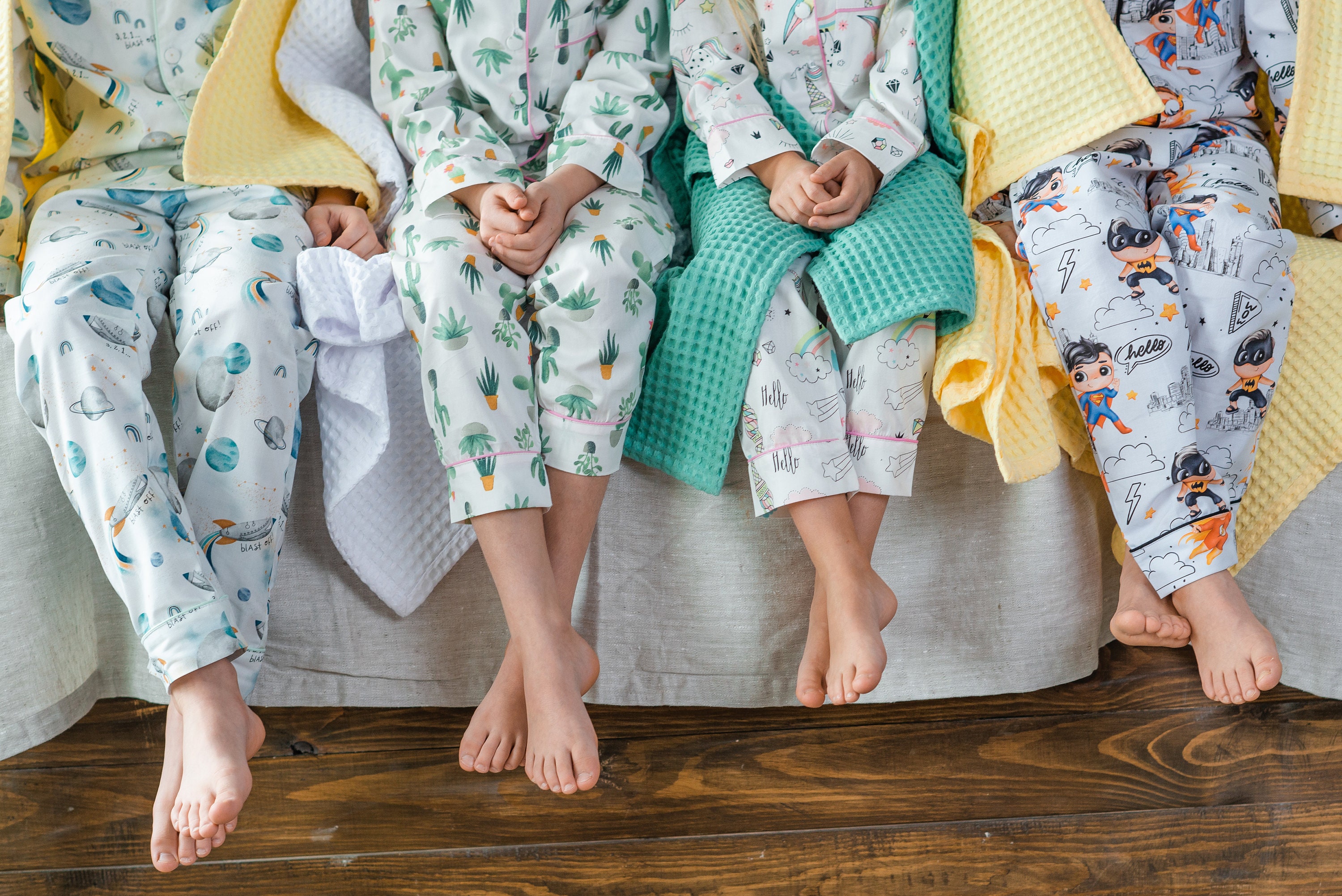 pajama childrens homewear organic cotton eco Etsy