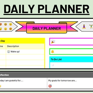 Daily Agenda Planner - Printable [PDF]