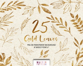 Gold Leaves stamp overlays, Gold flowers, Foil Leaves Clip Art, Foil Flower Clipart, Botanical Elements, Floral Stamp, Monstera leaf Clipart