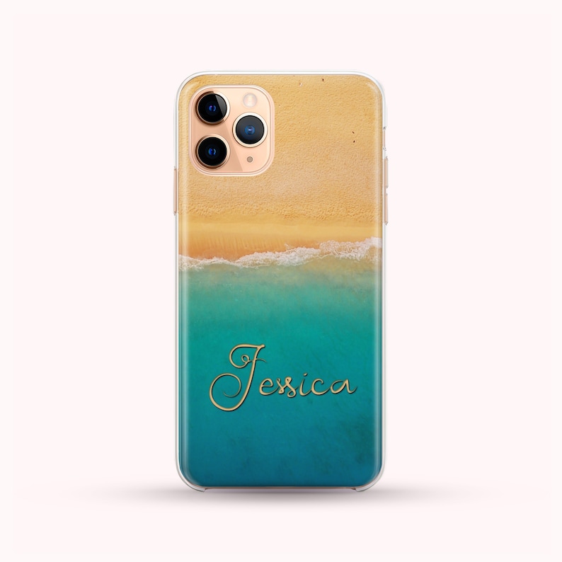 Personalized case Beach Samsung iPhone 11 phone Case available for iPhone 14, 13, 12, 11, XS Max Samsung S22, S21, S20, phone case image 1