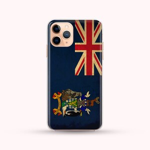 Vintage Flag South Georgia and the South Sandwich Islands phone case available for iPhone 16, 11, XR, XS, XS Max, Samsung S20, Samsung A5