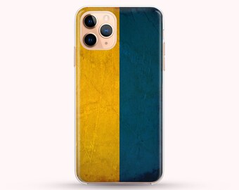 Ukraine Flag Phone Case - Vintage Design for iPhone 17/16/15, Samsung Galaxy S25