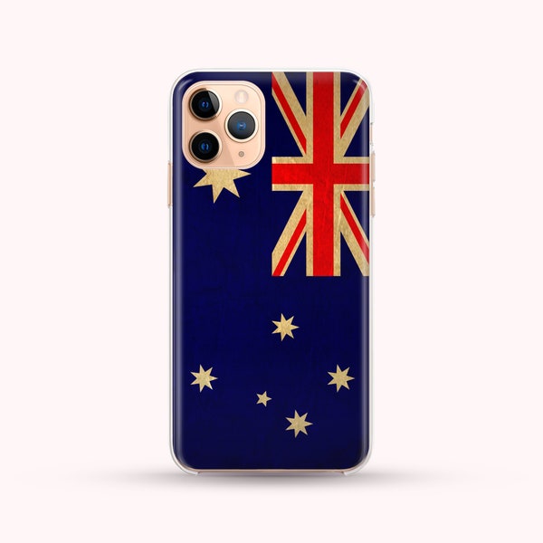 Vintage Flag Heard Island and McDonald Islands Phone Case available for iPhone 14, 13, 12, 11, XS Max Samsung S22, S21, S20, phone case