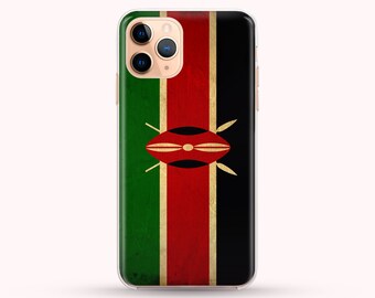 Kenya  Flag Phone Case - Vintage Design for iPhone 17/16/15, Samsung Galaxy S25