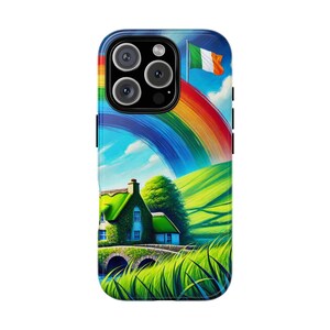 Irish picturesque countryside house phone case available for iPhone 16, 14, 13, 12, 11, XS Max Samsung S22, S21, S20, phone case