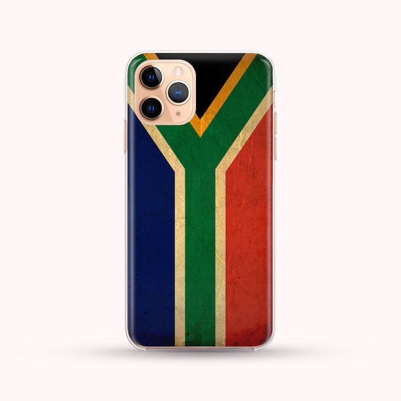 Vintage Flag South Africa Phone Case Available for iPhone 11, XR, XS