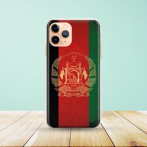 Vintage Flag Afghanistan Phone Case available for iPhone 16, 14, 13, 12, 11, XS Max Samsung S22, S21, S20, phone case