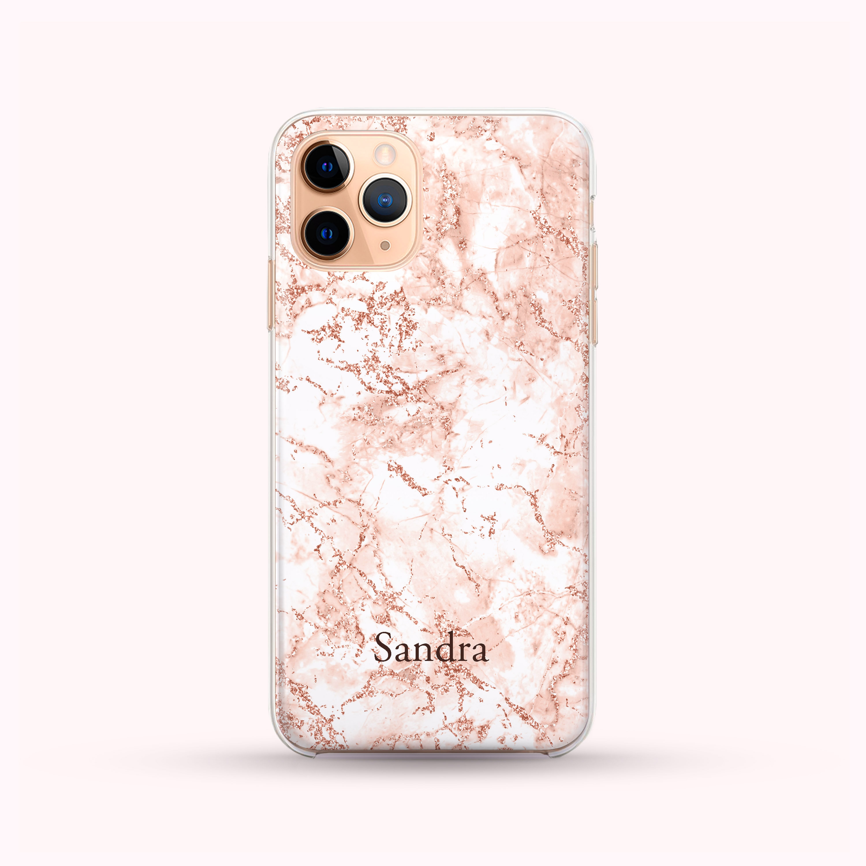 Personalized Name White Rose Gold Marble iPhone 11 CaseiPhone Etsy