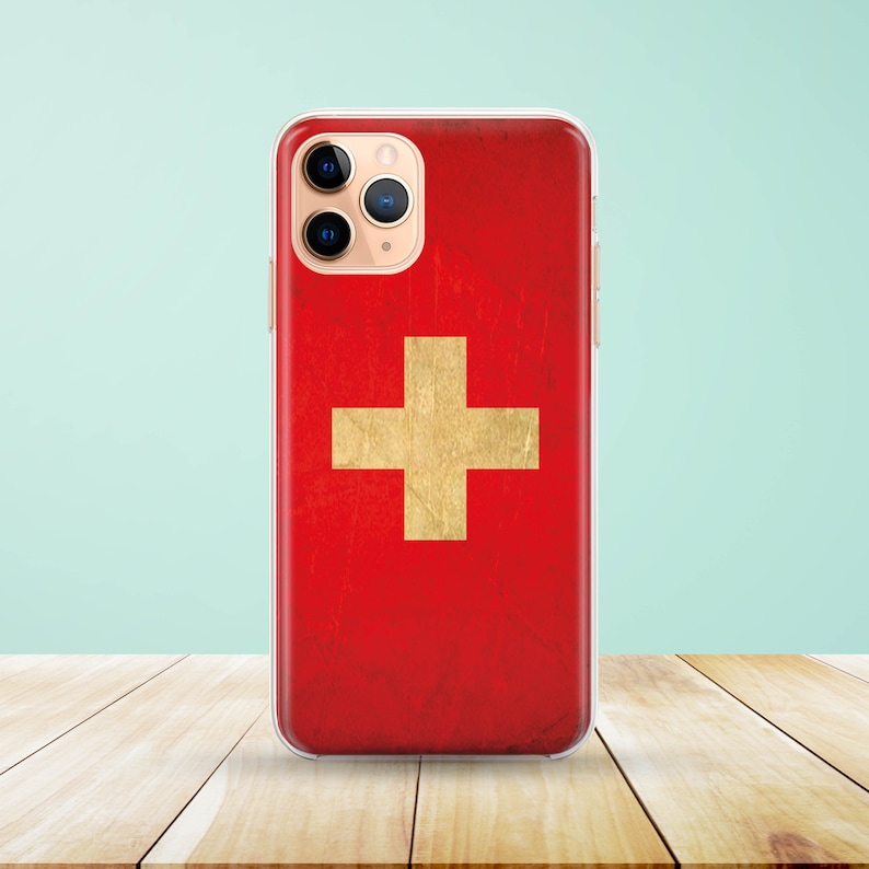 Vintage Flag Switzerland Phone Case Available for iPhone 14 Etsy