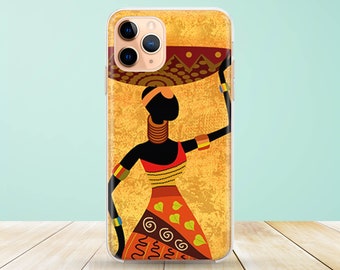 African Lady Phone Case available for iPhone 14, 13, 12, 11, XS Max Samsung S22, S21, S20, phone cases