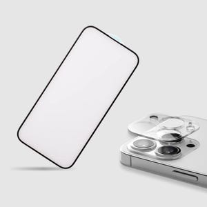 Tempered Glass Screen & Camera Lens Protector – 9H Anti-Scratch, HD Clarity, Bubble-Free – Ultimate iPhone Protection Kit