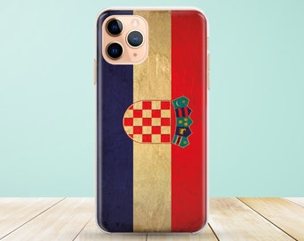 Vintage Croatian Flag Phone Case