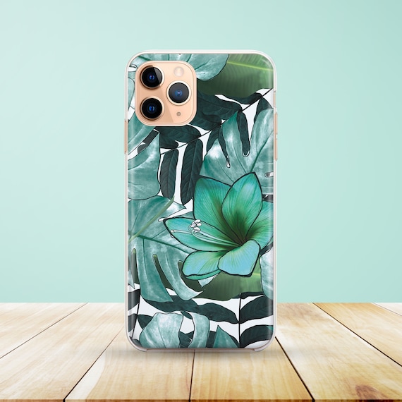 Floral Blue Green Flowers Phone Case available for iPhone 11 Etsy