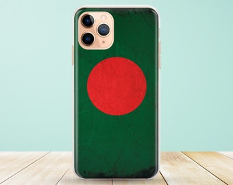 Vintage Flag Bangladesh Phone Case available for iPhone 16, 14, 13, 12, 11, XS Max Samsung S22, S21, S20, phone case