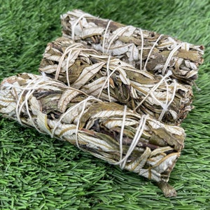 ORGANIC Wholesale Yerba Santa Sage Smudge FREE SHIPPING Wholesale Yerba Santa, Smudge Sticks, Black Sage, Hand Wrapped Thick bundles, Sage.