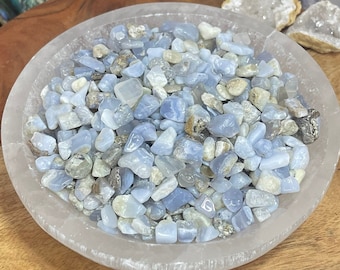 Natural Blue Lace Agate Chip , Real Blue Lace Agate chip , Blue Lace Agate Tumble Loose Stone , Blue Lace Agate Crystal chips