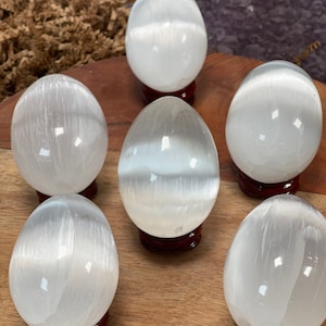 SELENITE EGG, Egg Stone Free Shipping, WHOLESALE Prices, Handmade, Best for gift sets, hand carving