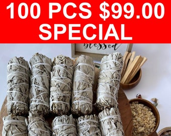 100 White Sage Stick 99.00 USD SPECIAL First 20 ORDERS only.