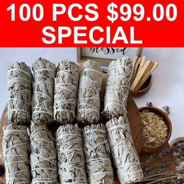 100 White Sage Stick 99.00 USD SPECIAL First 20 ORDERS only.