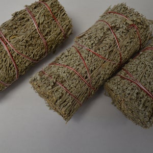 Blue Sage Smudge Sticks I Sage High Quality 2 side cutted 2IN DIAMETER