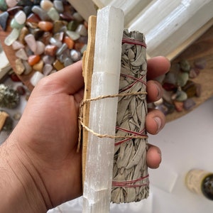 WHOLESALE Selenite Wands 4 inch , 6inch Raw Selenite Selenite Crystal Wands Selenite Stick , FREE SHIPPING image 7
