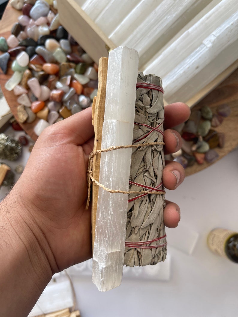 WHOLESALE Selenite Wands 4 inch , 6inch Raw Selenite Selenite Crystal Wands Selenite Stick , FREE SHIPPING image 7