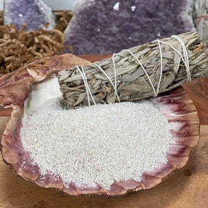 White Sand- Black Sand - Blue Sand For Incense, Sage, Palo Santo, Resin in Burner, Cauldron, Shell, Smudge Pot - Ritual, Smudging, Art