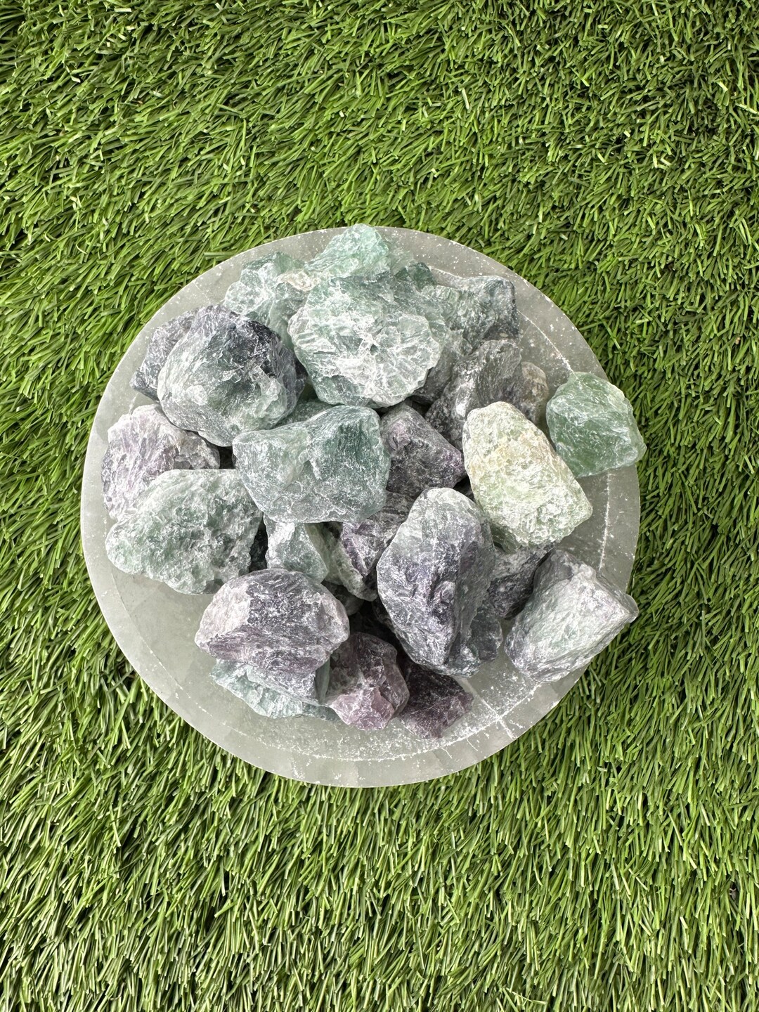 Color Fluorite RAW , 0.751.25 Size, Wicca, Witchcraft, Tumbling