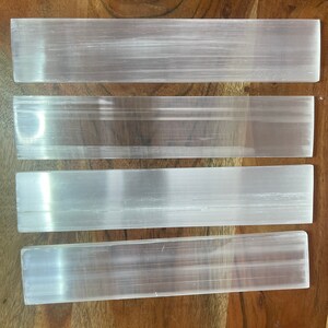 Polished Selenite Charging Station: 8" Flat Selenite Plate (Selenite charging plate), From Morocco, Mistara, crystal charging plate, image 5